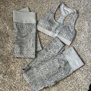 Grey 3 Piece Active Set